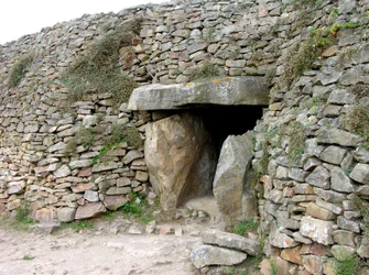 Entrance to the Passage Grave, Discovered 1825